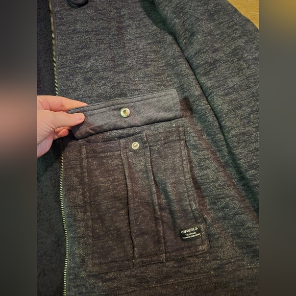 O'Neill Mens Shearling Lined Jacket NWOT - Picture 4 of 9